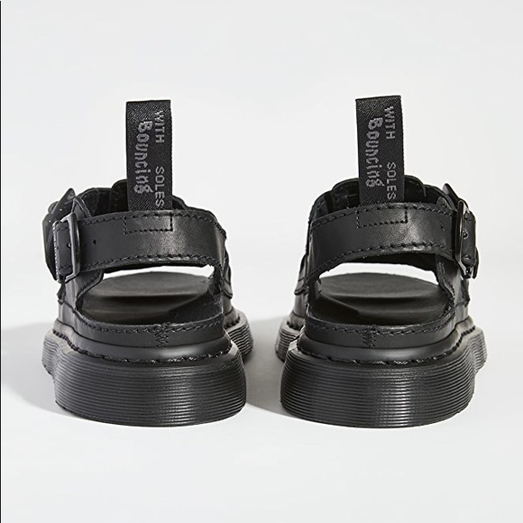 Dr. Martens Black Mono Fisherman Sandals - Picture 13 of 15